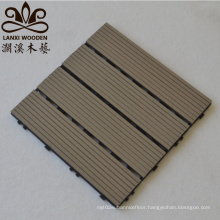 WPC Factory Cheap Price Teak Outdoor Parquet Composite Decking Waterproof Balcony/Terrace/Swimming Pool Deck Floor